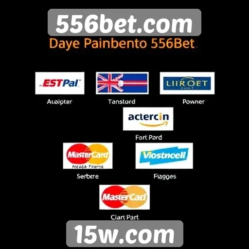Métodos de pagamento aceitos na 556bet